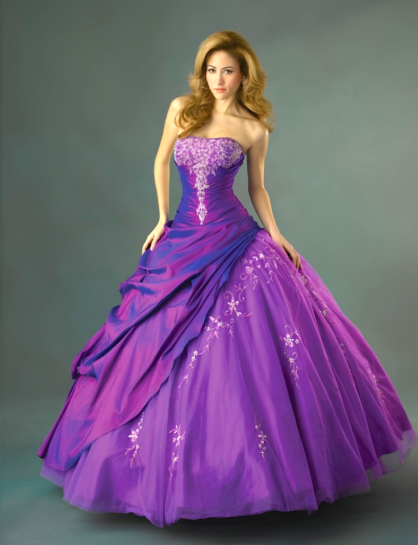 Purple Wedding Gown For Girls | Vastra Soul