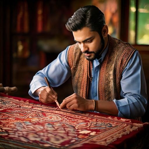 chikan kurta for men