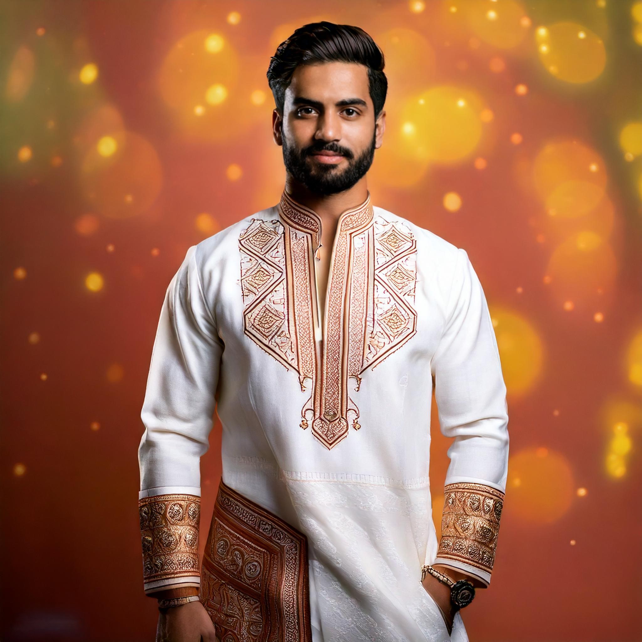 chikan kurta for men