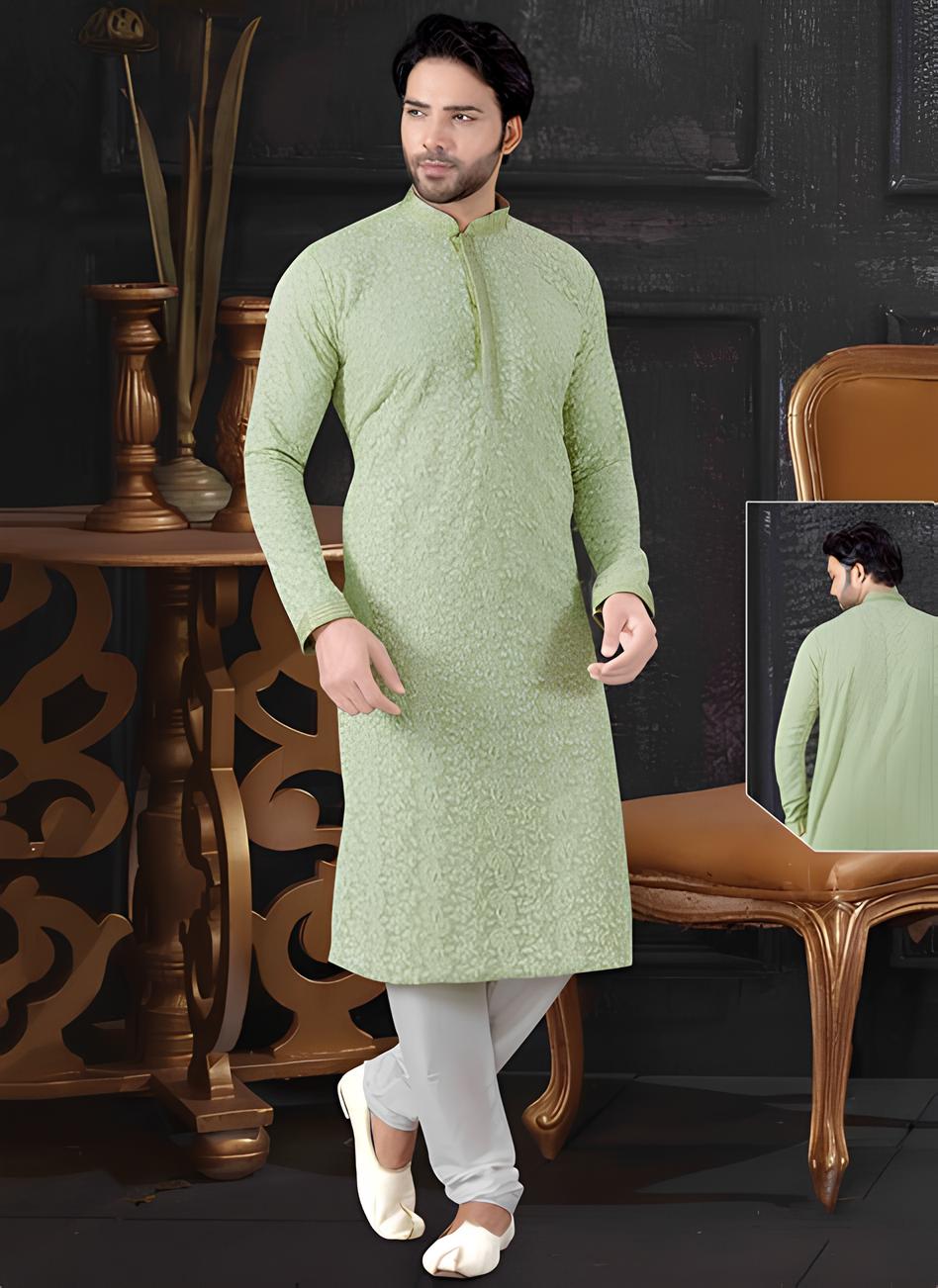 lucknowi kurta pajama for men