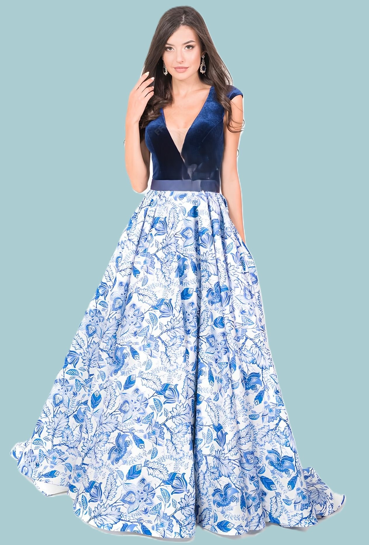 Evening gown for girls for farewell dresses