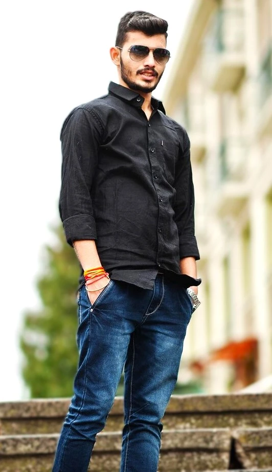 Black Shirt Combination Ideas for Men