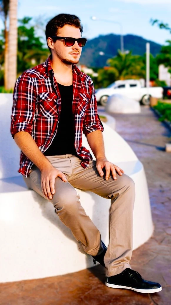 Chinos and Shirt Combination for Men