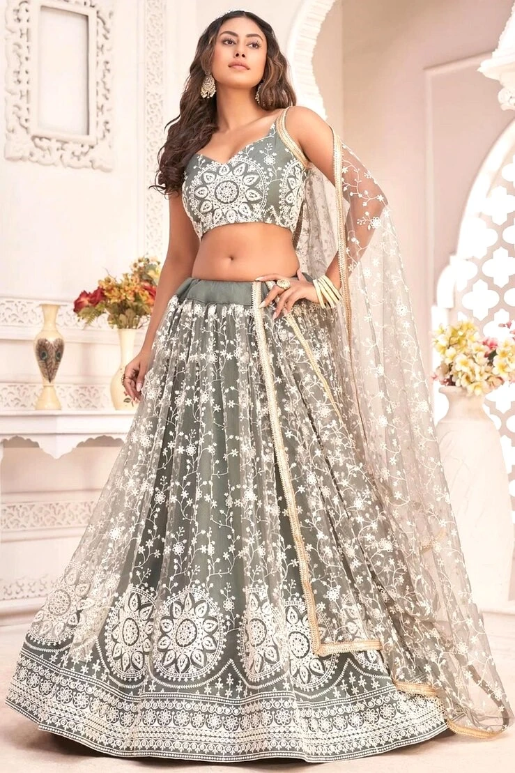 Mehndi Outfit for Bride
