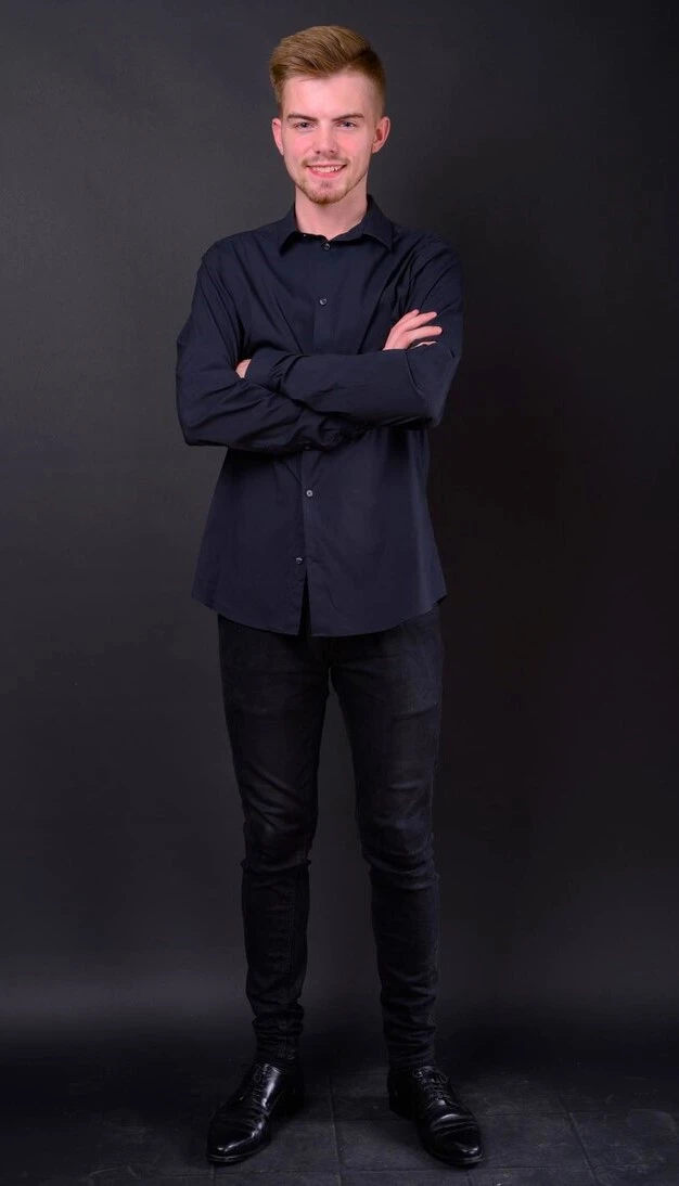 all black combo for men