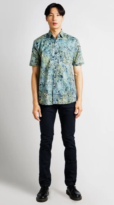black pant combination for men