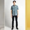 black pant combination shirt