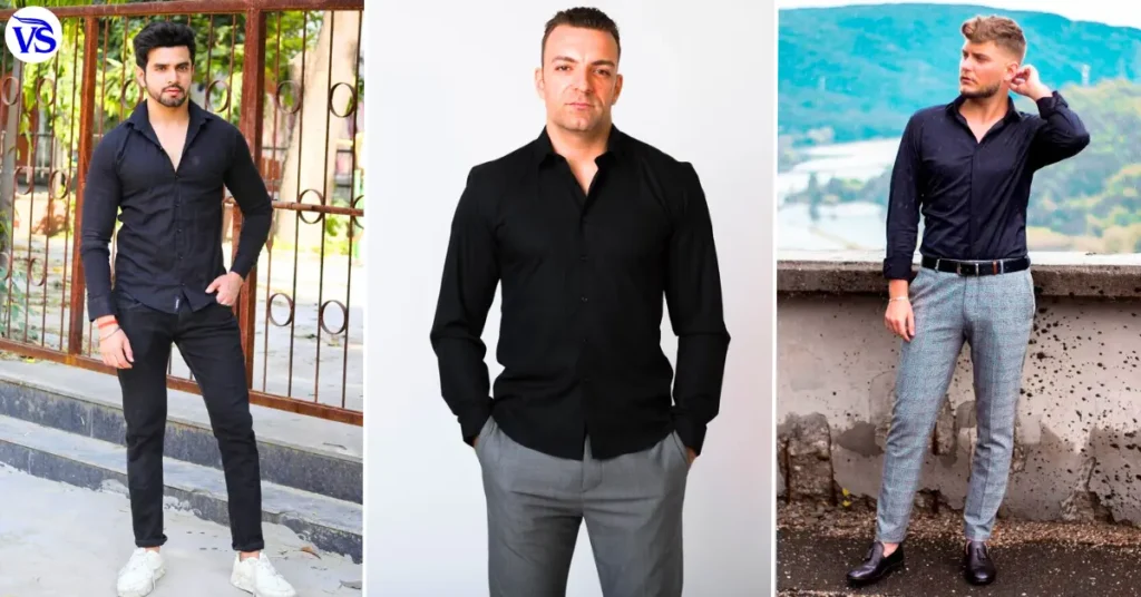 Black Shirt Combination Pant