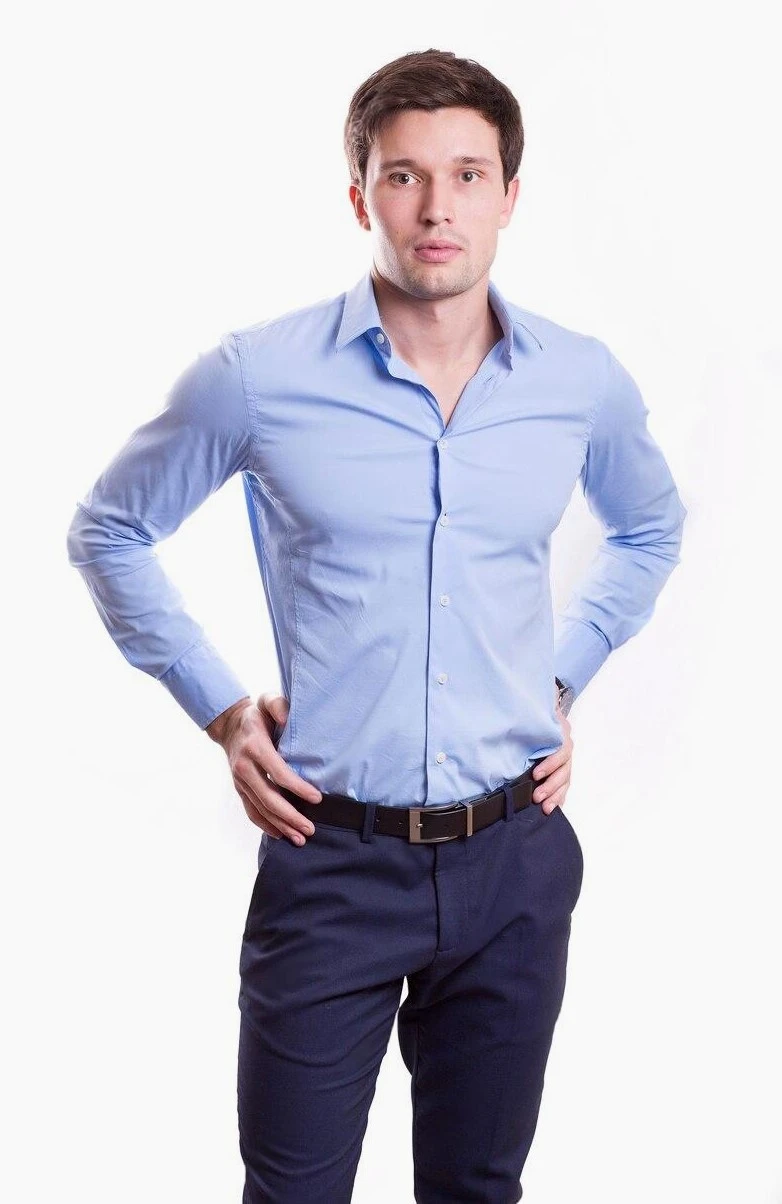 light blue shirt combination pant for men