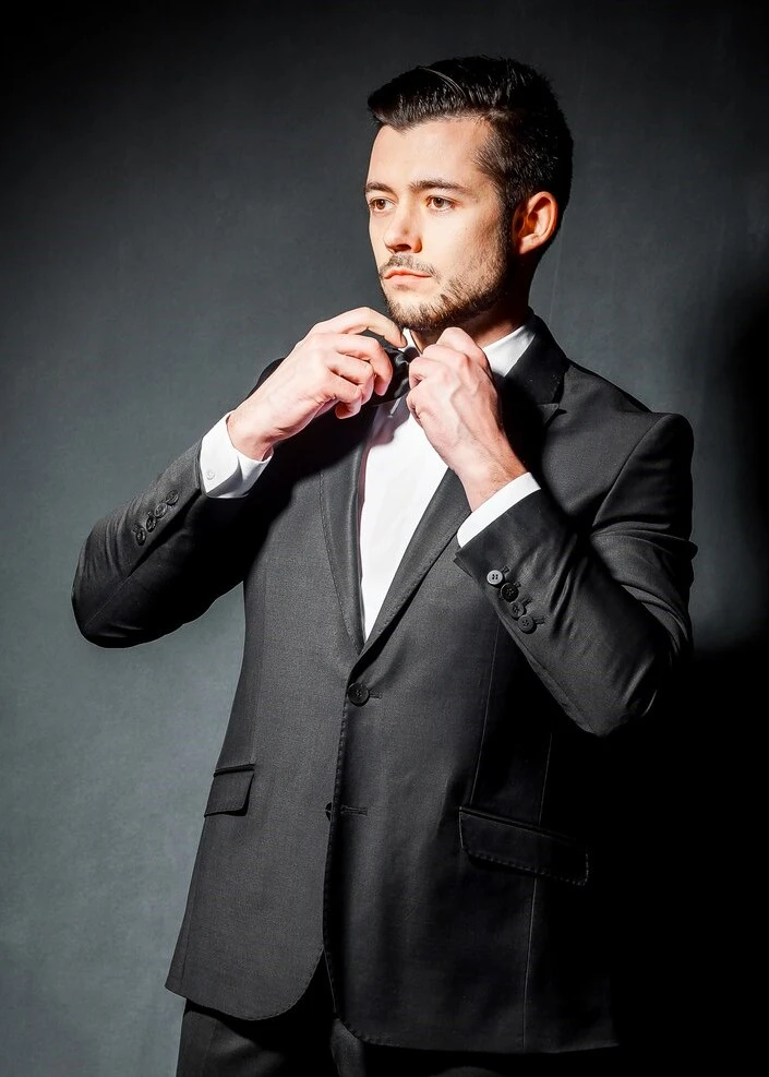 wool suit winter party dress for men