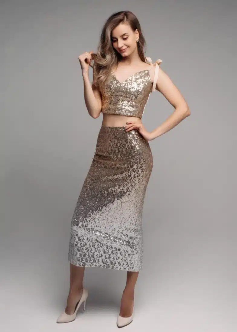 sequin dress for party wear