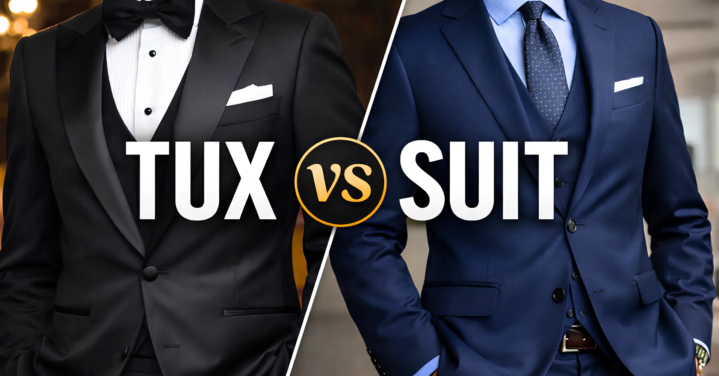 Difference Between Tux and Suit | Easy Method