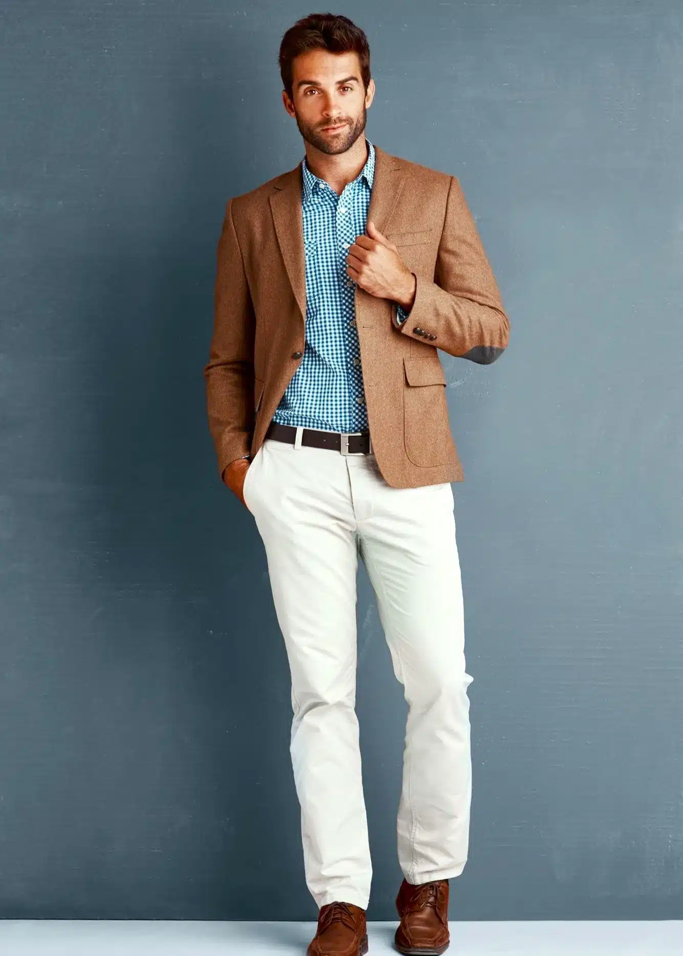 blazer with chinos for men