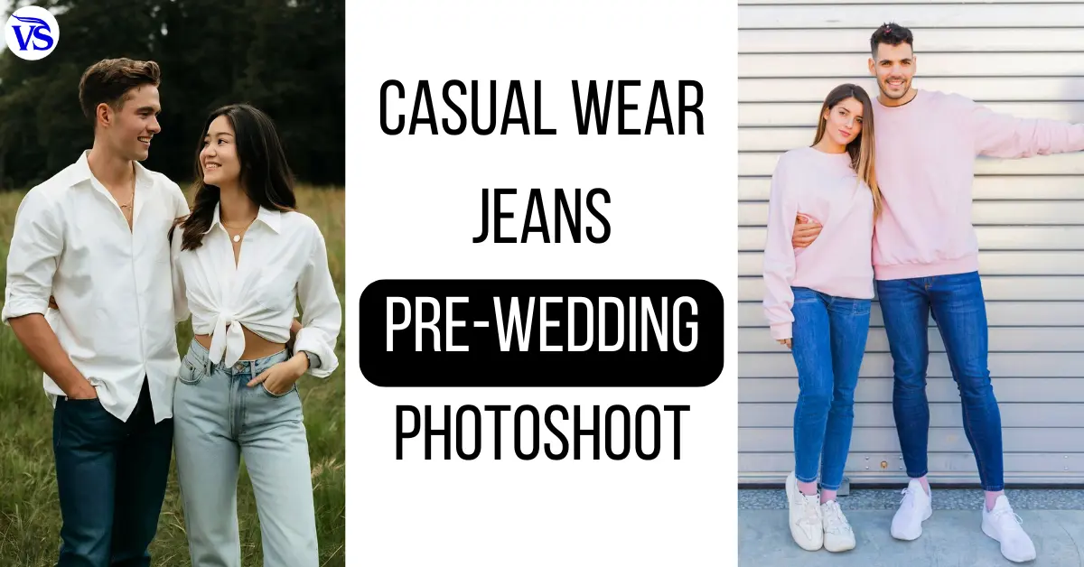 casual wear jeans pre wedding photoshoot