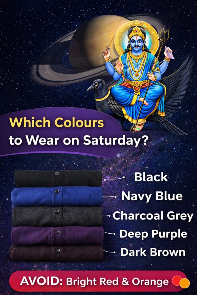 which colors are best to wear on saturday