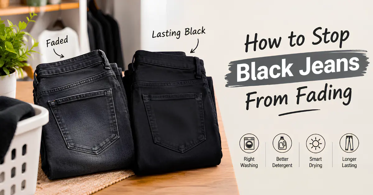 How to Stop Black Jeans From Fading