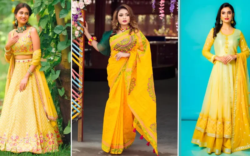 Haldi Outfits for Bride