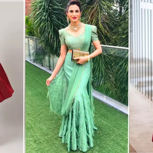 How to Look Slim in Saree