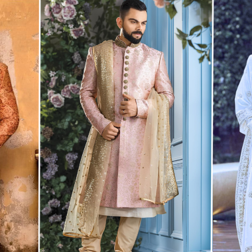 How to Wear Sherwani Dupatta