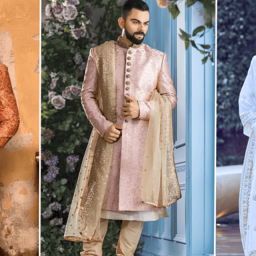 How to Wear Sherwani Dupatta