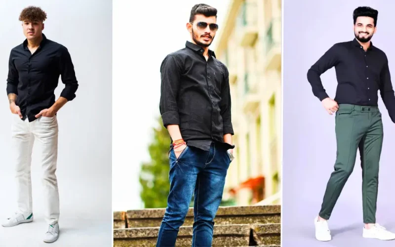 Black Shirt Combination for Men