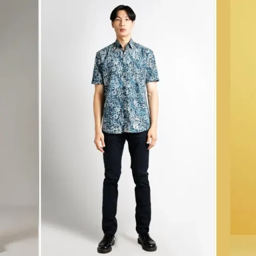 Black Pant Combination Shirt