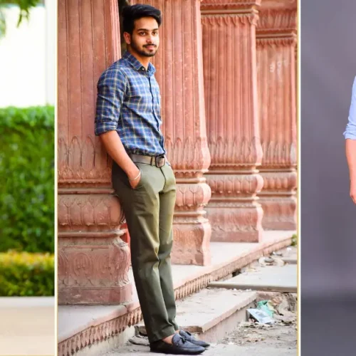 Blue Shirt Combination Pant