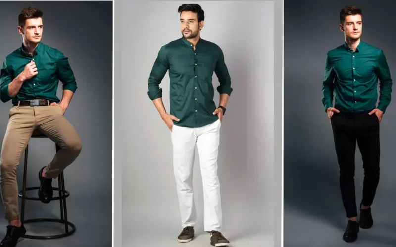 Dark Green Shirt Combination