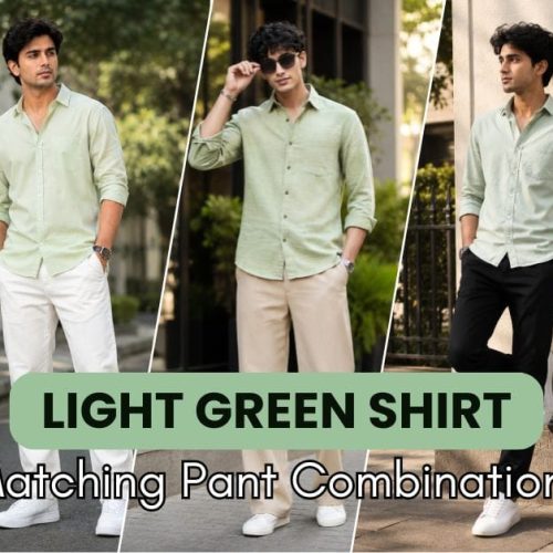 Light Green Shirt Matching Pant Combination Ideas