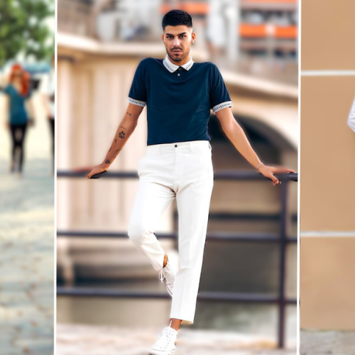 Mens Casual Pant Shirt Combination