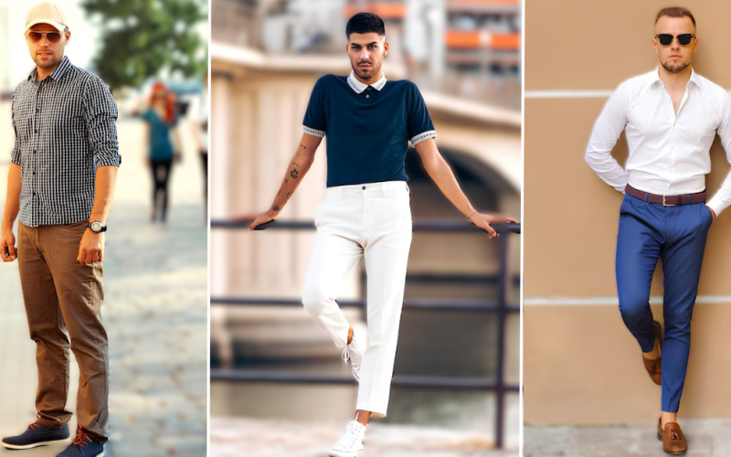 Mens Casual Pant Shirt Combination