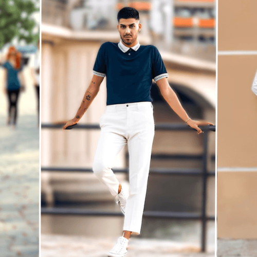 Mens Casual Pant Shirt Combination