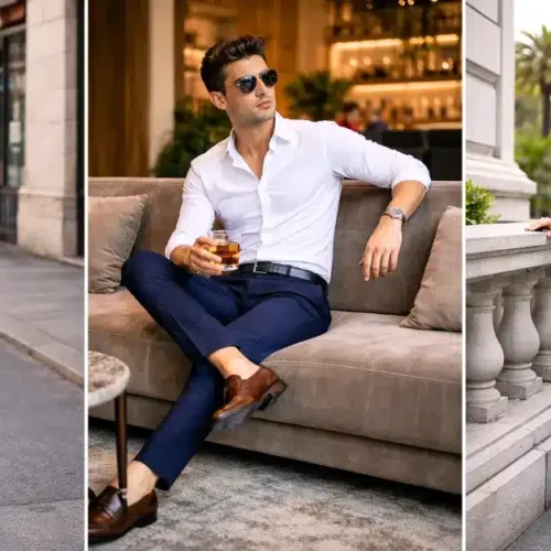 white shirt combination pant